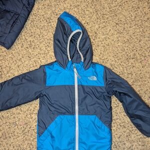 The North Face Blue and Navy Hooded Jacket